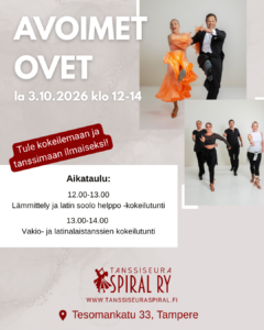 Avoimet ovet 3.10.
